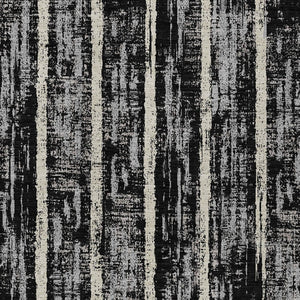 Homeroots 3' Artichoke Green Gray Ivory Striped Washable Area Rug For Indoor Outdoor Use, Durable & Stylish 3' X 5' Polyester 592689