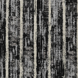 Homeroots 3' Artichoke Green Gray Ivory Striped Washable Area Rug For Indoor Outdoor Use, Durable & Stylish 10' X 14' Polyester 592694