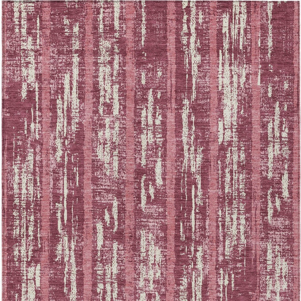 Homeroots 3' Artichoke Green Gray Ivory Striped Washable Area Rug For Indoor Outdoor Use, Durable & Stylish 9' X 12' Polyester 592699