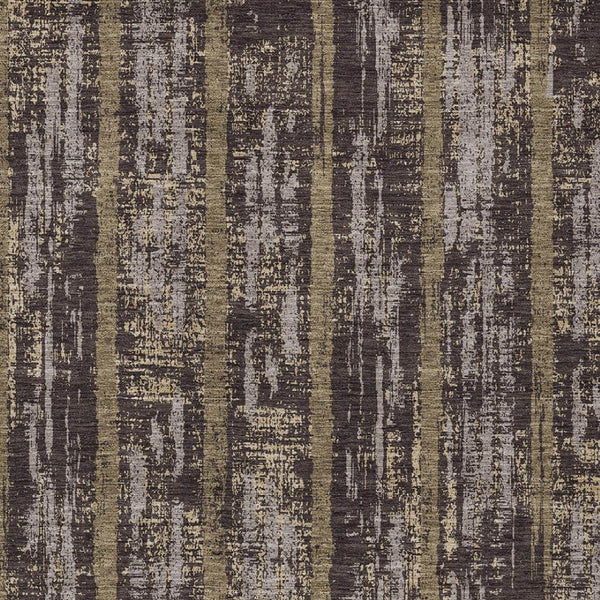 Homeroots 3' Artichoke Green Gray Ivory Striped Washable Area Rug For Indoor Outdoor Use, Durable & Stylish 3' X 5' Polyester 592707