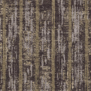 Homeroots 3' Artichoke Green Gray Ivory Striped Washable Area Rug For Indoor Outdoor Use, Durable & Stylish 5' X 8' Polyester 592708