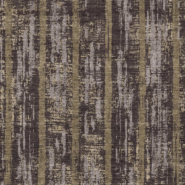 Homeroots 3' Artichoke Green Gray Ivory Striped Washable Area Rug For Indoor Outdoor Use, Durable & Stylish 5' X 8' Polyester 592708