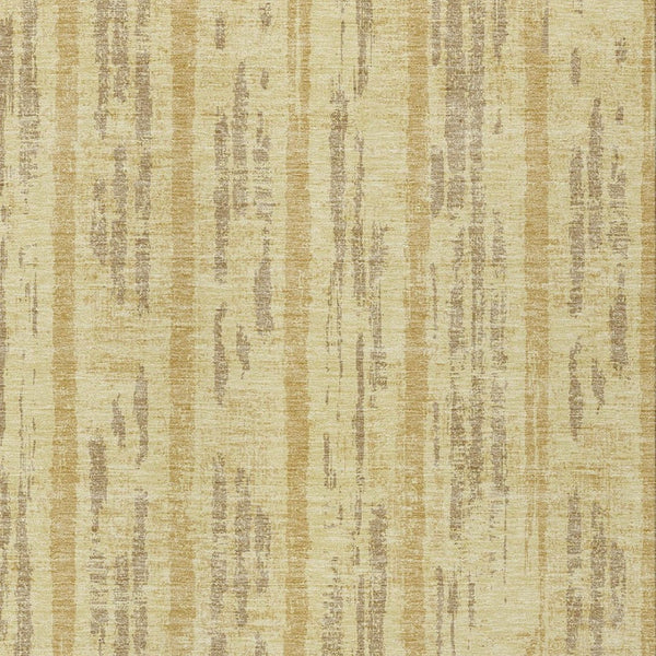 Homeroots 3' Artichoke Green Gray Ivory Striped Washable Area Rug For Indoor Outdoor Use, Durable & Stylish 3' X 5' Polyester 592719