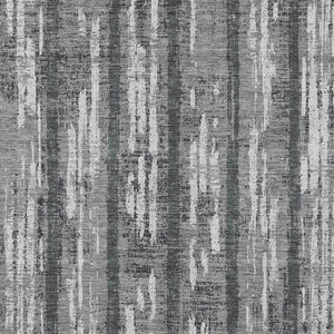 Homeroots 3' Artichoke Green Gray Ivory Striped Washable Area Rug For Indoor Outdoor Use, Durable & Stylish 3' X 5' Polyester 592725