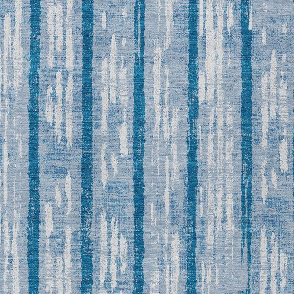 Homeroots 3' Artichoke Green Gray Ivory Striped Washable Area Rug For Indoor Outdoor Use, Durable & Stylish 8' X 10' Polyester 592740