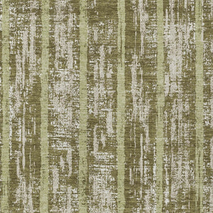 Homeroots 3' Artichoke Green Gray Ivory Striped Washable Area Rug For Indoor Outdoor Use, Durable & Stylish 5' X 8' Polyester 592744