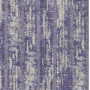 Homeroots 3' Artichoke Green Gray Ivory Striped Washable Area Rug For Indoor Outdoor Use, Durable & Stylish 5' X 8' Polyester 592756