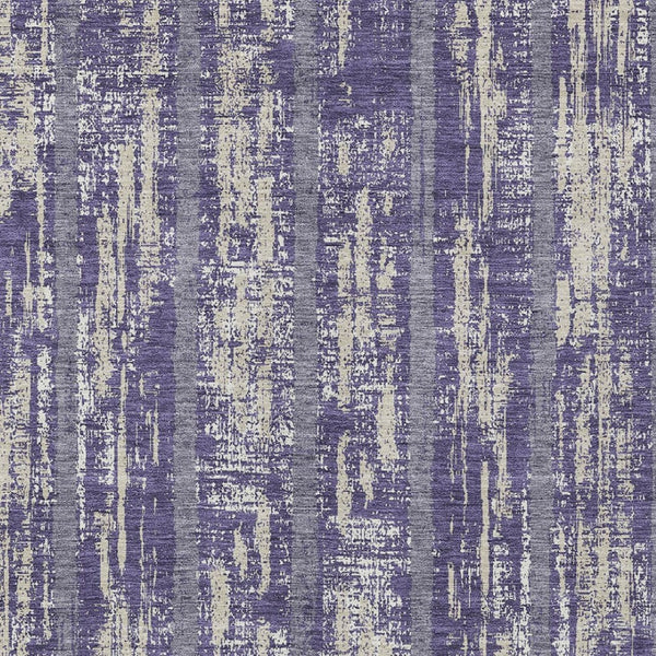 Homeroots 3' Artichoke Green Gray Ivory Striped Washable Area Rug For Indoor Outdoor Use, Durable & Stylish 8' X 10' Polyester 592758