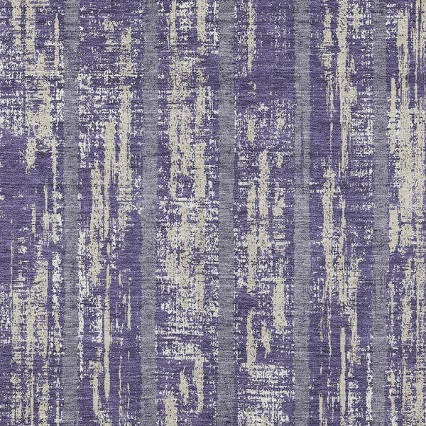 Homeroots 3' Artichoke Green Gray Ivory Striped Washable Area Rug For Indoor Outdoor Use, Durable & Stylish 9' X 12' Polyester 592759