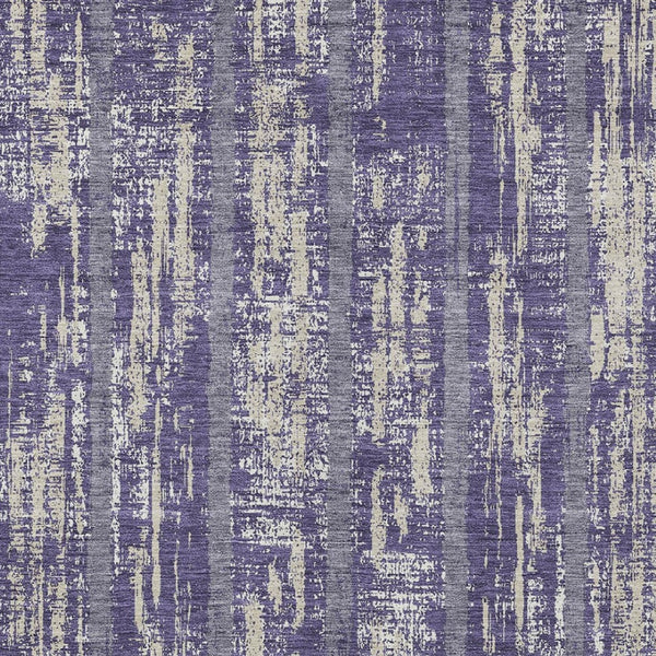 Homeroots 3' Artichoke Green Gray Ivory Striped Washable Area Rug For Indoor Outdoor Use, Durable & Stylish 10' X 14' Polyester 592760