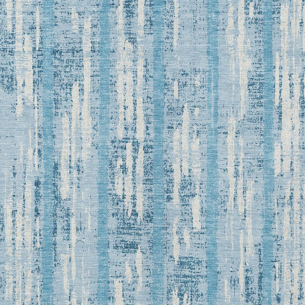 Homeroots 3' Artichoke Green Gray Ivory Striped Washable Area Rug For Indoor Outdoor Use, Durable & Stylish 8' X 10' Polyester 592764