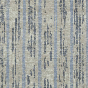 Homeroots 3' Artichoke Green Gray Ivory Striped Washable Area Rug For Indoor Outdoor Use, Durable & Stylish 3' X 5' Polyester 592767