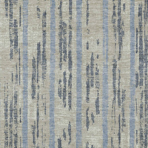 Homeroots 3' Artichoke Green Gray Ivory Striped Washable Area Rug For Indoor Outdoor Use, Durable & Stylish 5' X 8' Polyester 592768