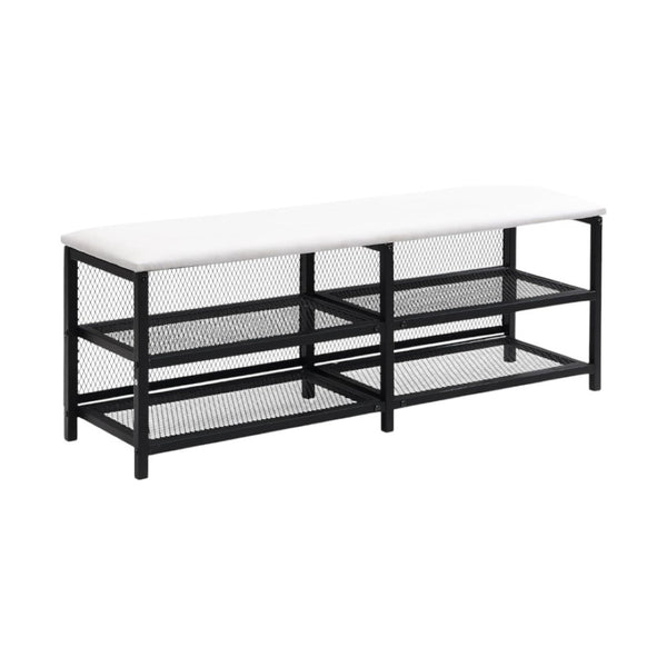 HomeRoots Black Upholstered Twin Bed Frame with Stylish Metal & Tufted Design for Modern Bedroom Comfort 592807