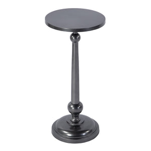 Butler Specialty Butler Sterling 10-inch Round All-metal End Table – Chic, Durable, And Perfect For Modern Spaces Silver Aluminum 5928220-butler