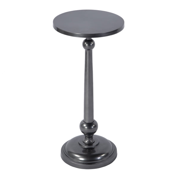 Butler Specialty Butler Sterling 10-inch Round All-metal End Table – Chic, Durable, And Perfect For Modern Spaces Silver Aluminum 5928220-butler