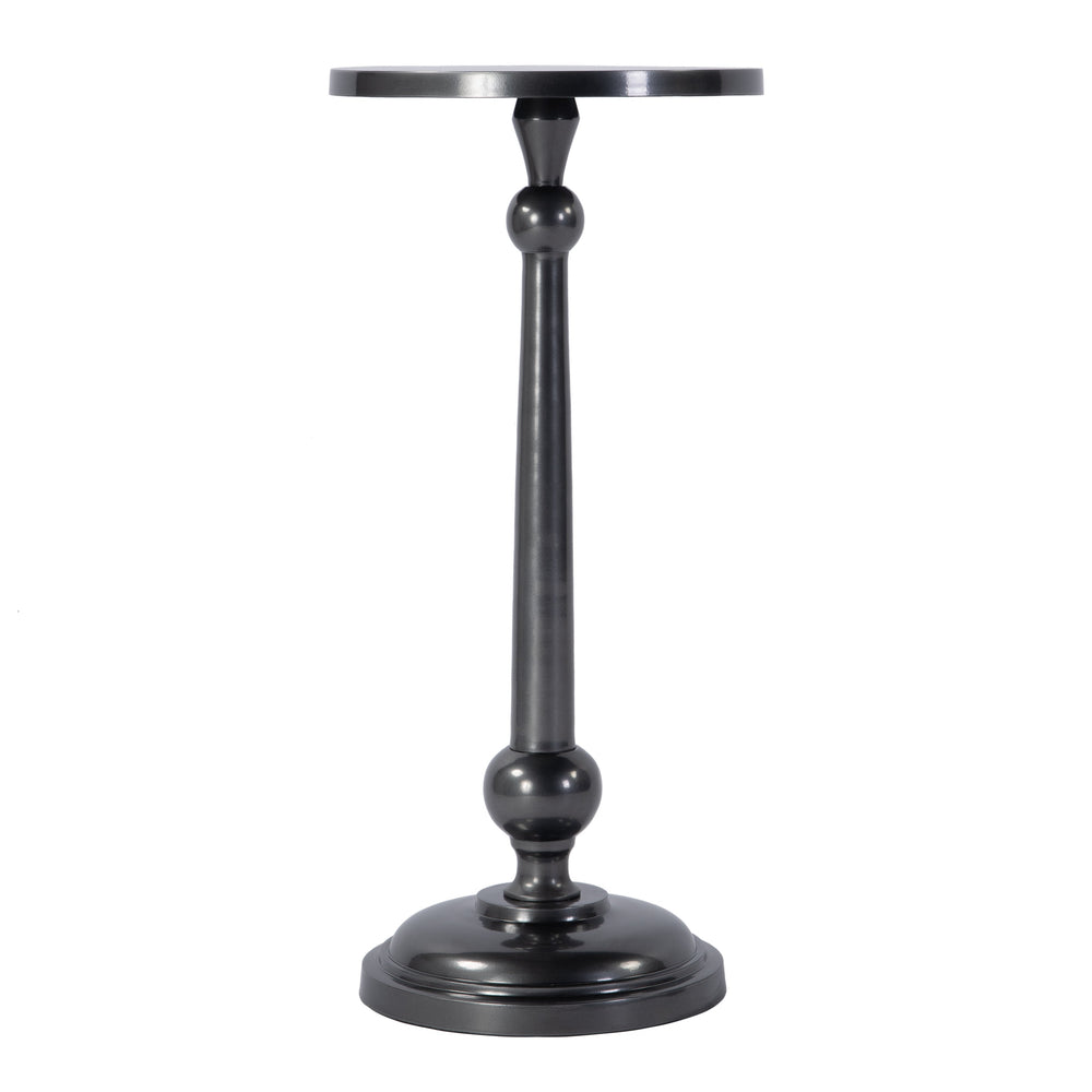 Butler Specialty Butler Sterling 10-inch Round All-metal End Table – Chic, Durable, And Perfect For Modern Spaces Silver Aluminum 5928220-butler