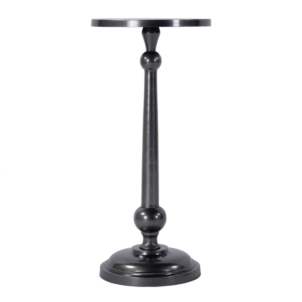 Butler Specialty Butler Sterling 10-inch Round All-metal End Table – Chic, Durable, And Perfect For Modern Spaces Silver Aluminum 5928220-butler
