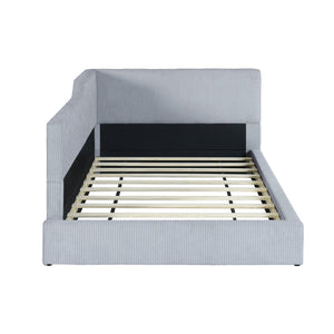 HomeRoots Gray Tufted Day Bed – Stylish Upholstered Twin Sleeper for Guest Rooms, Offices, and Living Areas 592822