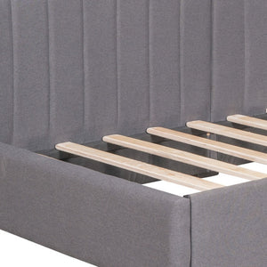 HomeRoots Gray Tufted Upholstered Twin Daybed with Storage Drawers – Stylish, Versatile, and Cozy Design for Any Room 592851
