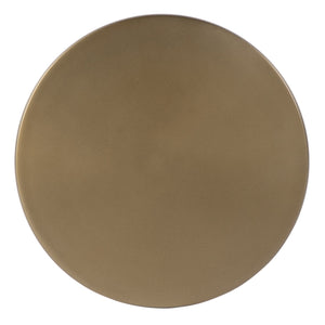 Butler Specialty Company Alisa Modern 10 In. W Round All-metal End Table For Stylish Spaces Antique Gold Aluminum 5929226-butler