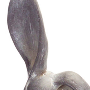 HomeRoots Set of Two Gray Cement Figurine Sculptures – Modern Tabletop Accents for Home Décor & Gift Ideas 592941