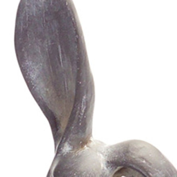 HomeRoots Set of Two Gray Cement Figurine Sculptures – Modern Tabletop Accents for Home Décor & Gift Ideas 592941