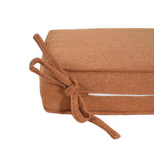 English Elm Christopher Knight Home® - Noah Outdoor Dining Chair Cushion - Plush, Durable, Fade-Resistant, Orange - Perfect For Patios! N775P291472O