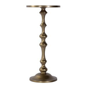 Butler Specialty Butler Passeo 10 In. W Round All-metal End Table – Stylish Accent For Modern Spaces & Decor Gold Aluminum 5930226-butler