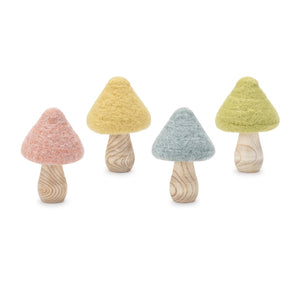 HomeRoots Set of Eight Beige Wood Figurine Sculptures - Elegant Minimalist Decor for Home & Office Spaces 593031