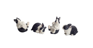 HomeRoots 16 Black Polyresin Figurine Sculpture - Modern Minimalist Tabletop Accent for Stylish Interiors 593035