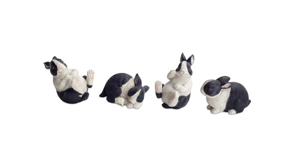 HomeRoots 16 Black Polyresin Figurine Sculpture - Modern Minimalist Tabletop Accent for Stylish Interiors 593035