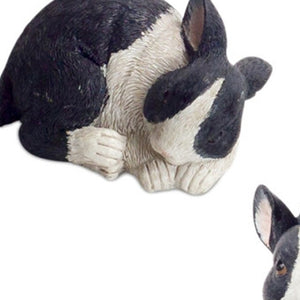 HomeRoots 16 Black Polyresin Figurine Sculpture - Modern Minimalist Tabletop Accent for Stylish Interiors 593035