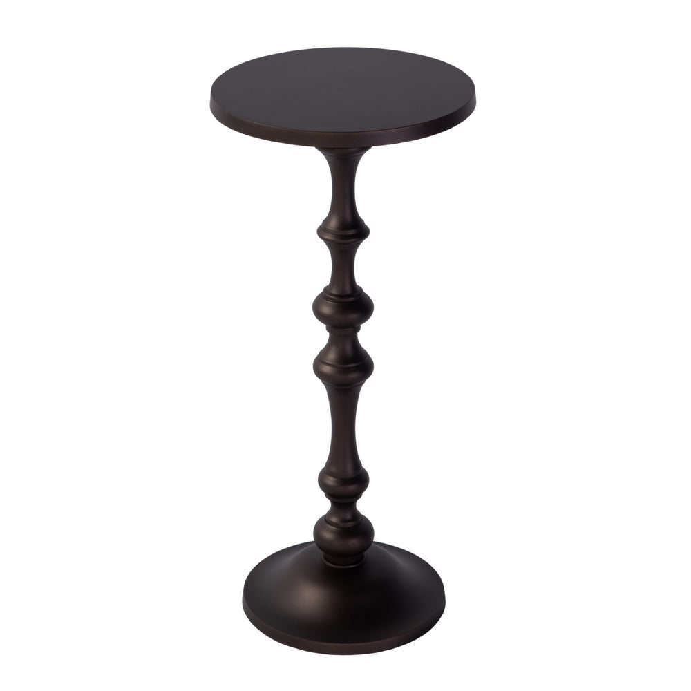 Butler Specialty Butler Passeo 10 In. W Round All-metal End Table – Stylish Accent For Modern Spaces & Decor Bronze Aluminum 5930392-butler