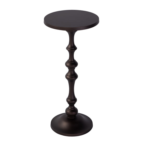 Butler Specialty Butler Passeo 10 In. W Round All-metal End Table – Stylish Accent For Modern Spaces & Decor Bronze Aluminum 5930392-butler