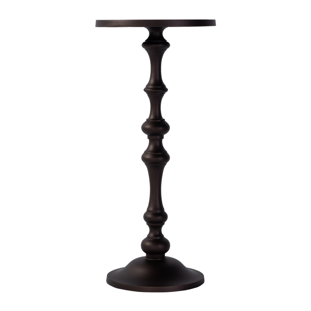 Butler Specialty Butler Passeo 10 In. W Round All-metal End Table – Stylish Accent For Modern Spaces & Decor Bronze Aluminum 5930392-butler