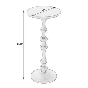 Butler Specialty Butler Passeo 10 In. W Round All-metal End Table – Stylish Accent For Modern Spaces & Decor Bronze Aluminum 5930392-butler