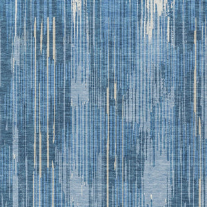 Homeroots 3' Artichoke Green And Ivory Striped Washable Area Rug For Indoor Or Outdoor Spaces, Durable Design 9' X 12' Polyester 593058