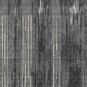 Homeroots 3' Artichoke Green And Ivory Striped Washable Area Rug For Indoor Or Outdoor Spaces, Durable Design 5' X 8' Polyester 593061