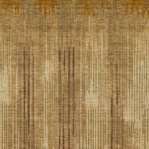 Homeroots 3' Artichoke Green And Ivory Striped Washable Area Rug For Indoor Or Outdoor Spaces, Durable Design 9' X 12' Polyester 593070