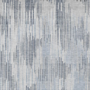 Homeroots 3' Artichoke Green And Ivory Striped Washable Area Rug For Indoor Or Outdoor Spaces, Durable Design 3' X 5' Polyester 593072