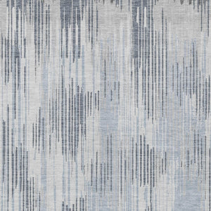 Homeroots 3' Artichoke Green And Ivory Striped Washable Area Rug For Indoor Or Outdoor Spaces, Durable Design 8' X 10' Polyester 593075