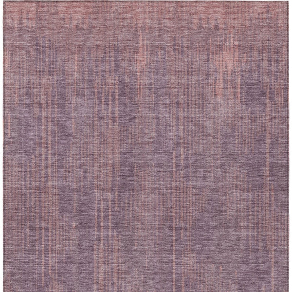 Homeroots 3' Artichoke Green And Ivory Striped Washable Area Rug For Indoor Or Outdoor Spaces, Durable Design 3' X 5' Polyester 593078