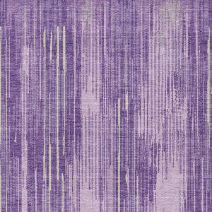 Homeroots 3' Artichoke Green And Ivory Striped Washable Area Rug For Indoor Or Outdoor Spaces, Durable Design 3' X 5' Polyester 593084