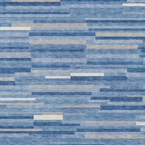 Homeroots 3' Brown And Ivory Striped Washable Area Rug - Stylish Comfort For Indoor And Outdoor Spaces 8' X 10' Polyester 593147