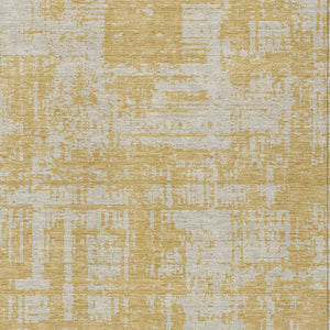 Homeroots 3' Aqua And Ivory Abstract Washable Area Rug For Indoor Outdoor Spaces - Durable And Stylish Design 3' X 5' Polyester 593192