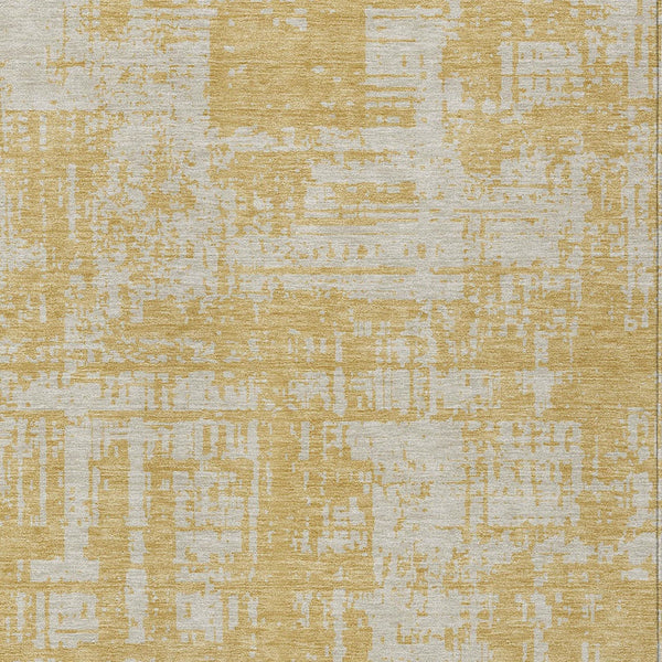 Homeroots 3' Aqua And Ivory Abstract Washable Area Rug For Indoor Outdoor Spaces - Durable And Stylish Design 3' X 5' Polyester 593192