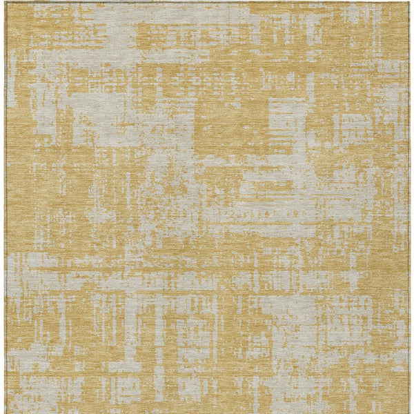 Homeroots 3' Aqua And Ivory Abstract Washable Area Rug For Indoor Outdoor Spaces - Durable And Stylish Design 8' X 10' Polyester 593195