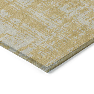 Homeroots 3' Aqua And Ivory Abstract Washable Area Rug For Indoor Outdoor Spaces - Durable And Stylish Design 8' X 10' Polyester 593195