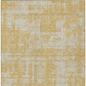 Homeroots 3' Aqua And Ivory Abstract Washable Area Rug For Indoor Outdoor Spaces - Durable And Stylish Design 10' X 14' Polyester 593197